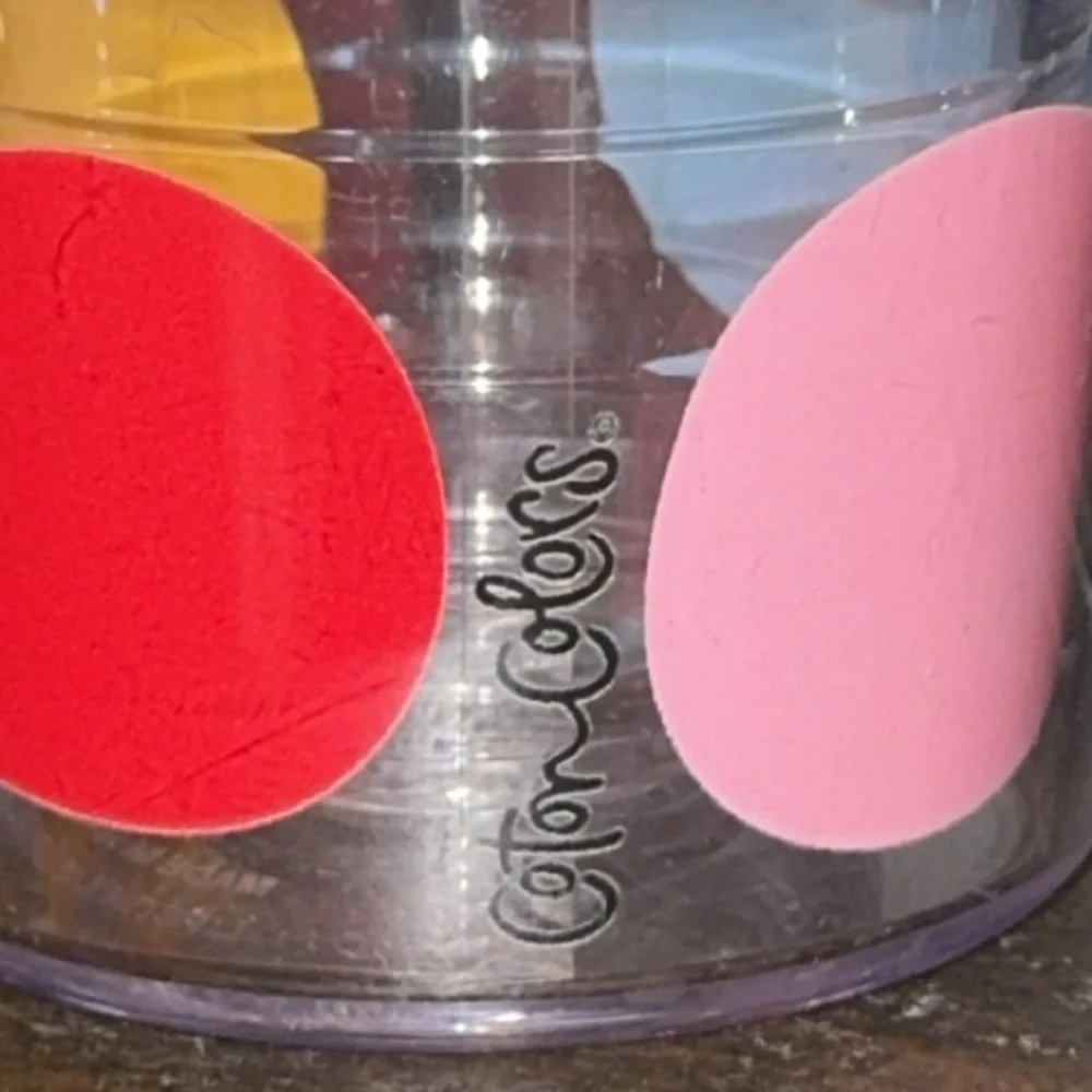 TERVIS happy everything Coton Colors plastic 24oz tumbler cup w/polka dots